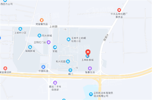 玉林彰泰城位置图